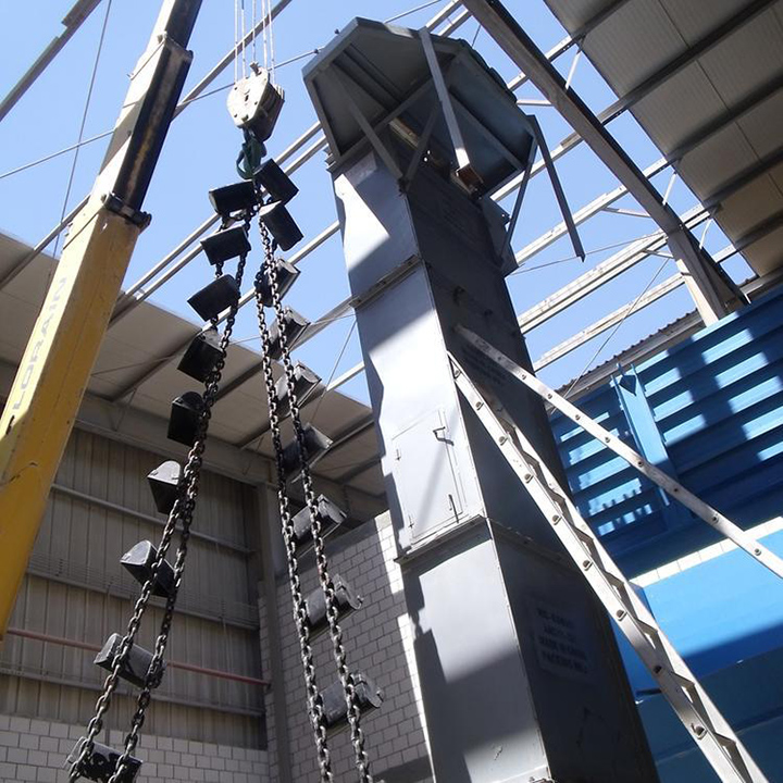TH環鏈斗式提升機安裝